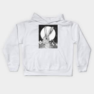 The Hare and the Moon Kids Hoodie